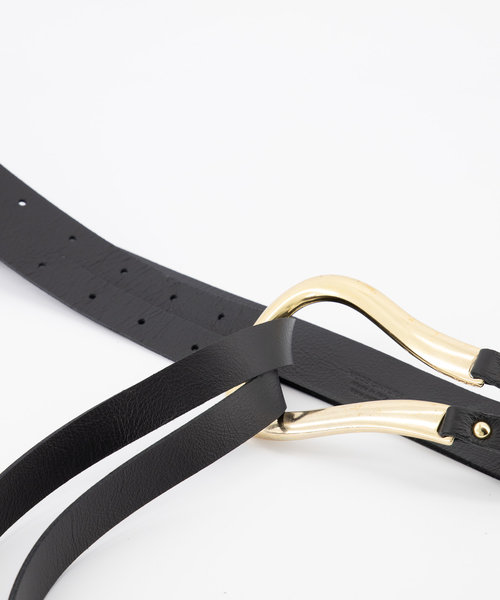 Joyce - Sauvage - Belts with buckles - Black - Zwart - Gold