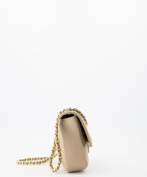 Sophia - Classic Grain - Hand bags - Taupe - D05 - Gold