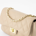 Sophia - Classic Grain - Hand bags - Taupe - D05 - Gold