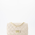 Sophia - Classic Grain - Handtassen - Ecru- D37 - Goudkleurig