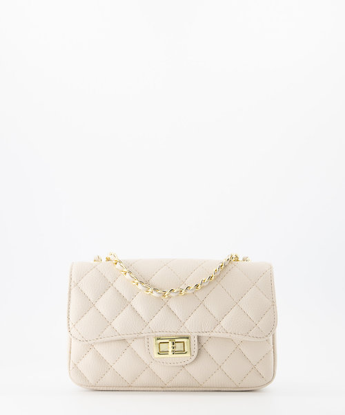 Sophia - Classic Grain - Hand bags - White - D37 - Gold