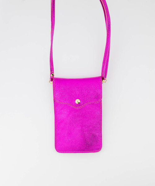 Nieuw Pona - Metallic - Crossbody bags - Pink - 22L - Gold