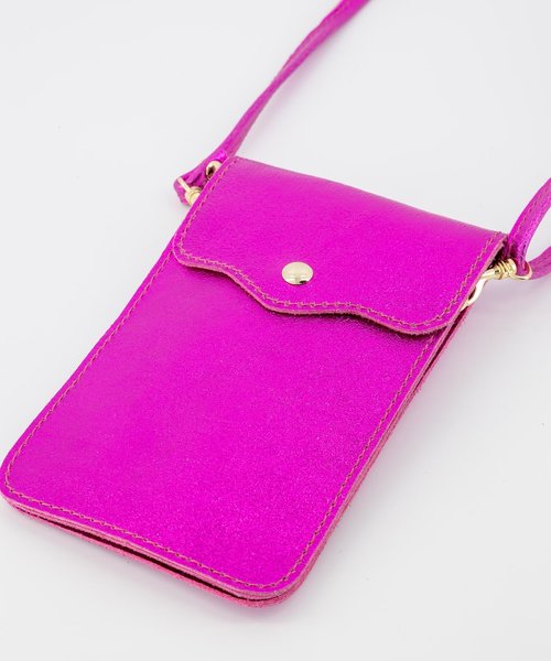 Nieuw Pona - Metallic - Crossbody bags - Pink - 22L - Gold