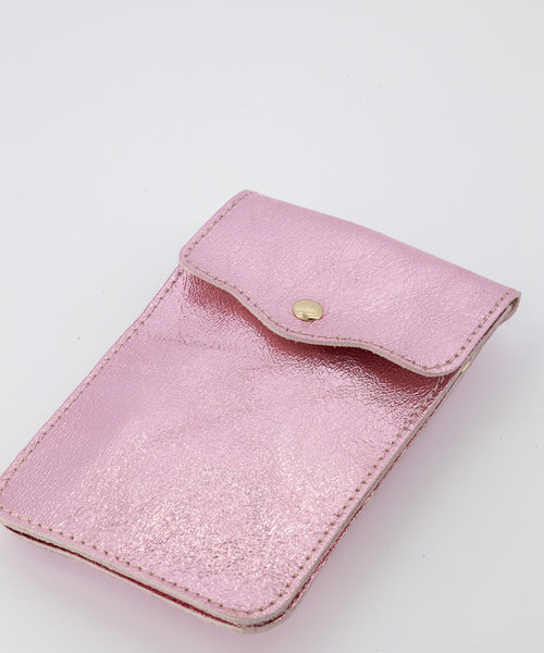 Pona - Metallic - Crossbody bags - Pink - 19L - Gold