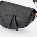 Gigi - Classic Grain - Crossbodytassen - Zwart - D28 - Goudkleurig