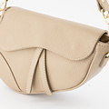 Gigi - Classic Grain - Crossbody bags - Taupe - D05 - Gold