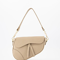 Gigi - Classic Grain - Crossbody bags - Taupe - D05 - Gold