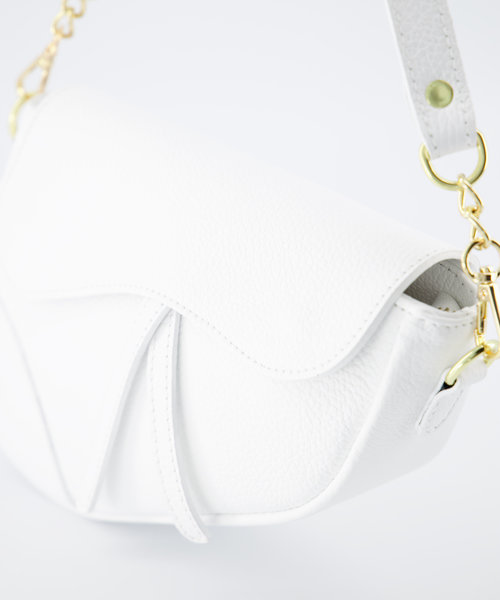 Nieuw Gigi - Classic Grain - Crossbody bags - White - D01 - Gold