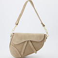 Gigi - Suede - Crossbody bags - Sand - 4 - Gold