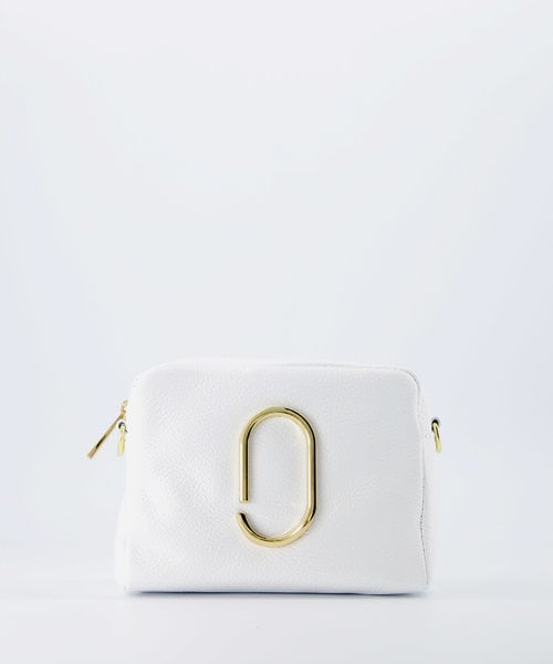 Jacine - Classic Grain - Crossbody bags - White - D01 - Gold