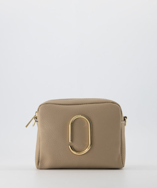 Jacine - Classic Grain - Crossbody bags - Taupe - D05 - Gold