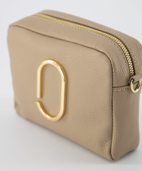 Jacine - Classic Grain - Crossbody bags - Taupe - D05 - Gold