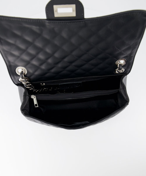 Audrey Groot - Sauvage - Crossbodytassen - Zwart -  - Zilverkleurig