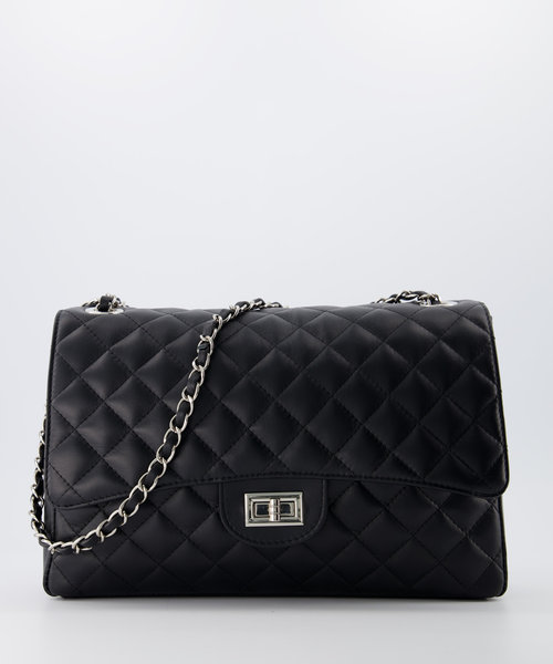 Audrey Groot - Sauvage - Crossbodytassen - Zwart -  - Zilverkleurig