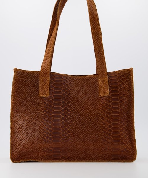 Patty - Suede - Hand bags - Brown - 6 - Bronze
