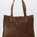 Patty - Suede - Handtassen - Taupe - 24 - Bronskleurig