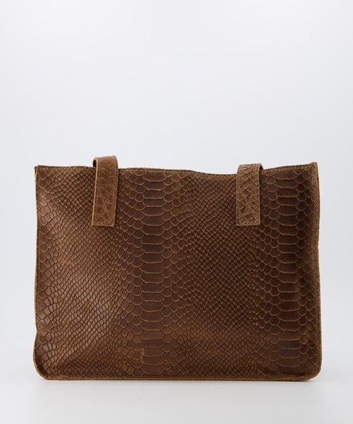Patty - Suede - Hand bags - Taupe - 24 - Bronze