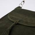 Meghan - Suede - Crossbody bags - Green - 49 - Gold