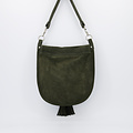 Meghan - Suede - Crossbody bags - Green - 49 - Gold