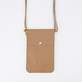 Pona - Classic Grain - Crossbody bags - Brown - D85 - Gold