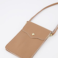 Pona - Classic Grain - Crossbodytassen - Bruin - D85 - Goudkleurig