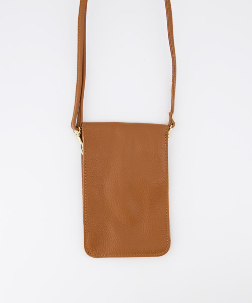 Pona - Classic Grain - Crossbody bags - Brown - T01 - Gold