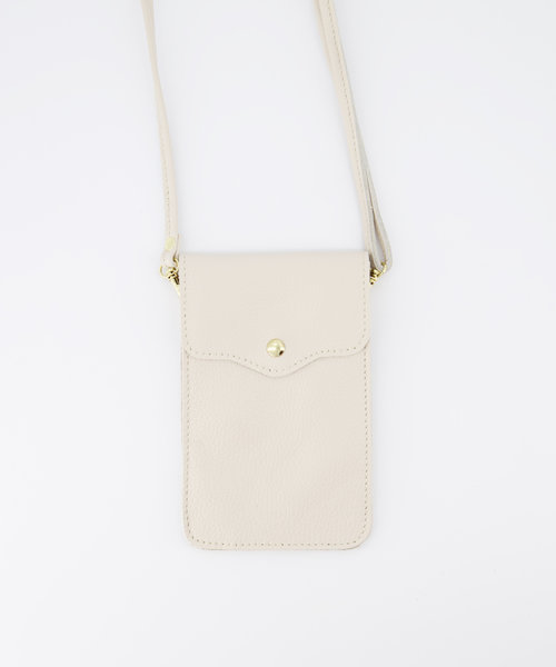 Nieuw Pona - Classic Grain - Crossbody bags - White - D37 - Gold