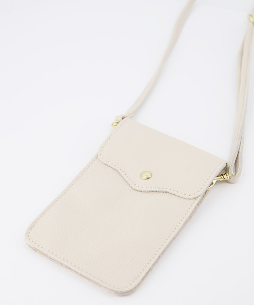 Nieuw Pona - Classic Grain - Crossbody bags - White - D37 - Gold