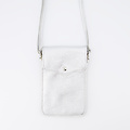 Pona - Classic Grain - Crossbody bags - Silver - Zilver - Silver