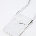 Pona - Classic Grain - Crossbody bags - Silver - Zilver - Silver