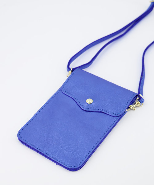 Nieuw Pona - Metallic - Crossbody bags - Blue - Kobalt - Gold