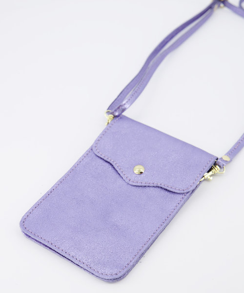 Nieuw Pona - Metallic - Crossbody bags - Purple - 32L - Gold