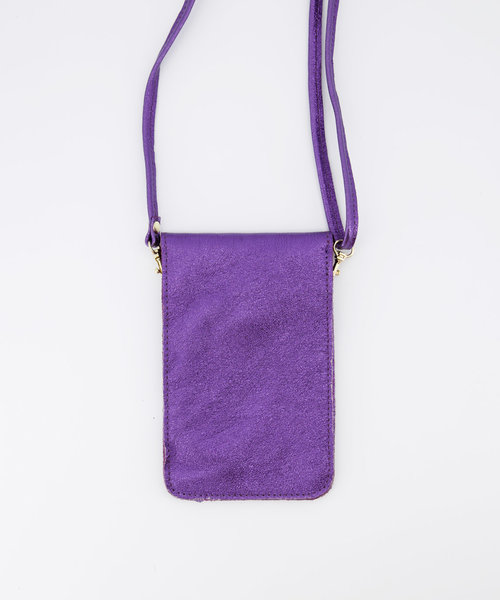 Pona - Metallic - Crossbody bags - Purple - 540 - Gold