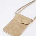 Pona - Suede - Crossbody bags - Beige - 4 - Gold