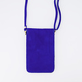 Pona - Suede - Crossbody bags - Blue - 19 - Gold