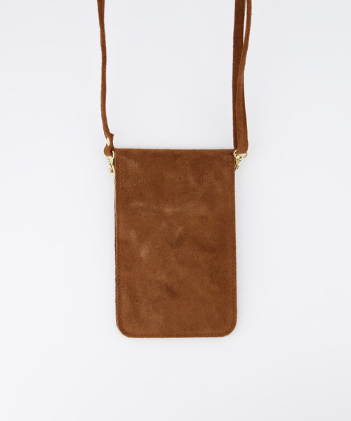 Pona - Suede - Crossbody bags - Brown - 37 - Gold