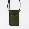 Pona - Suede - Crossbody bags - Green - 49 - Gold