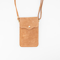 Pona - Suede - Crossbody bags - Pink - 62 - Gold