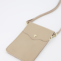 Nieuw Pona - Classic Grain - Crossbody bags - Taupe - D05 - Gold