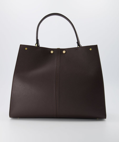 Noelle - Classic Grain - Hand bags - Brown - D23 - Gold