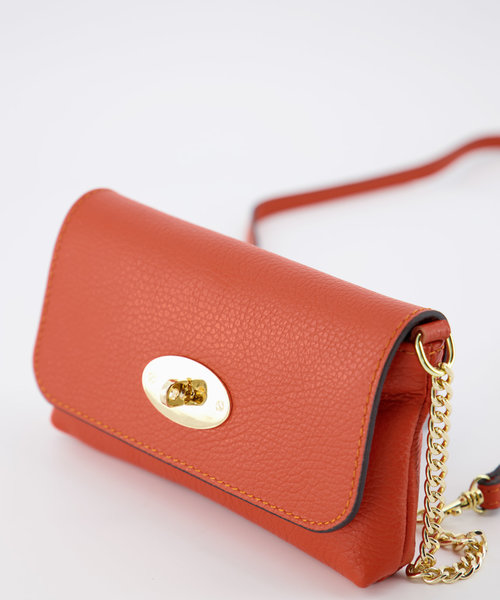 Finley - Classic Grain - Crossbody bags - Orange - D35 - Gold