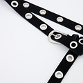 Avery - Suede - Belts with buckles - Black - 23 - Silver