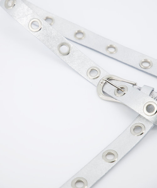 Avery - Metallic - Belts with buckles - - Silver - Silver