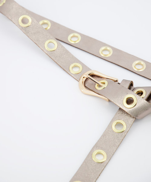 Avery - Metallic - Belts with buckles - - Brons - Gold