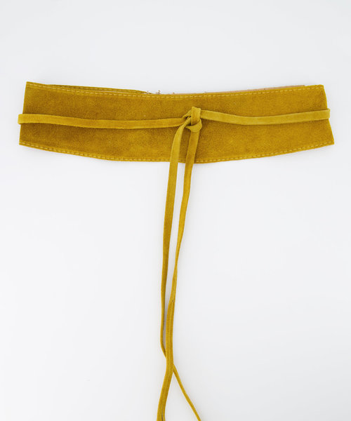 Nikkie - Suede - Waist belts - Yellow - 44