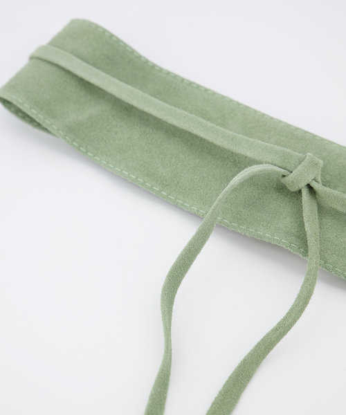 Nikkie - Suede - Waist belts - Green - 53 -