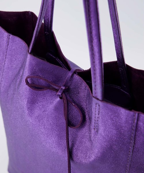 Mia - Metallic - Schoudertassen - Paars - 540 -