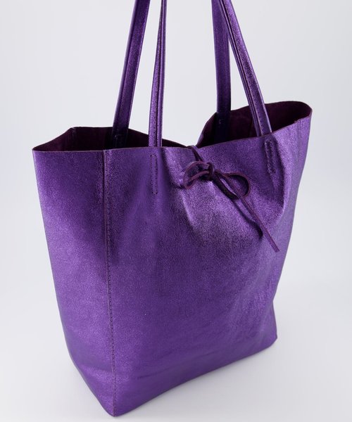 Mia - Metallic - Schoudertassen - Paars - 540 -