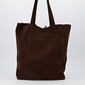 Mia - Suede - Shoulder bags - Brown - 7 -