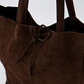 Mia - Suede - Shoulder bags - Brown - 7 -